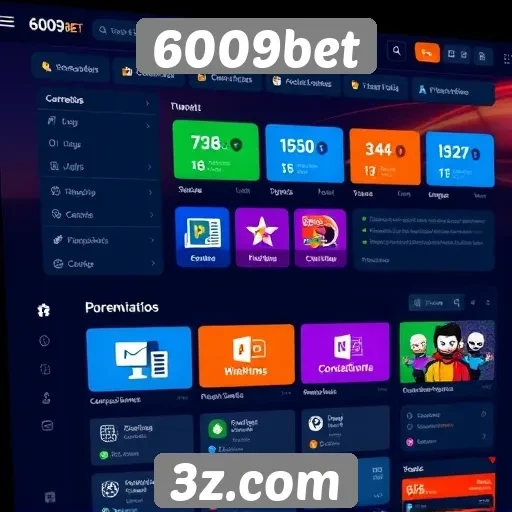 Interface do usuário do 6009bet é intuitiva